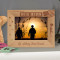 In Loving Memory of Our Hero Personalized Wooden Picture Frame-7" x 5" Brown Horizontal (Frames)