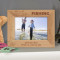 Deep Sea Fishing Personalized Wooden Picture Frame-7" x 5" Brown Horizontal (Frames)