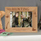 Upland Hunting Personalized Wooden Picture Frame-7" x 5" Brown Horizontal (Frames)