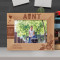 Aunt Personalized Wooden Frame-7" x 5" Brown Horizontal