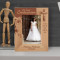 My First Communion Personalized Wooden Frame 4" x 6" Brown (Vertical)