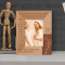 Just As You Are Blessed With God's Love Today I Know That Our Family Is Blessed By You Every Day Personalized Wooden Frame 3 1/2" x 5" Brown (Vertical)