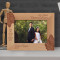 Today You Take One Step Closer To Jesus Personalized Wooden Frame-7" x 5" Brown Horizontal