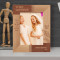 Today You Take One Step Closer To Jesus Personalized Wooden Frame 5" x 7" Brown (Vertical)