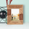 Like A Normal Uncle But Way More Good Looking Personalized Wooden Frame 3 1/2" x 5" Brown (Vertical)