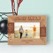 Like A Normal Uncle But Way More Good Looking Personalized Wooden Frame-6" x 4" Brown Horizontal