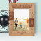 Like A Normal Uncle But Way More Good Looking Personalized Wooden Frame 5" x 7" Brown (Vertical)