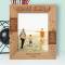 Like A Normal Uncle But Way More Good Looking Personalized Wooden Frame 8" x 10" Brown (Vertical)
