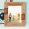 Like A Normal Uncle But Way More Good Looking Personalized Wooden Frame 8" x 10" Brown (Vertical)