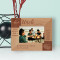 Dear Uncle I Love You Personalized Wooden Frame-5" x 3 1/2" Brown Horizontal