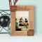 Dear Uncle I Love You Personalized Wooden Frame 4" x 6" Brown (Vertical)