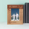 The Navy Has Both A Tradition And A Future Personalized Wooden Frame 3 1/2" x 5" Brown (Vertical)