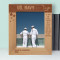 The Navy Has Both A Tradition And A Future Personalized Wooden Frame 8" x 10" Brown (Vertical)