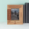 A Good Navy is Not A Provocation To War Personalized Wooden Frame 3 1/2" x 5" Brown (Vertical)