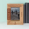 A Good Navy is Not A Provocation To War Personalized Wooden Frame 4" x 6" Brown (Vertical)