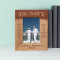 The Navy Has Both A Tradition And A Future Personalized Wooden Frame 3 1/2" x 5" Brown (Vertical)