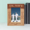 The Navy Has Both A Tradition And A Future Personalized Wooden Frame 4" x 6" Brown (Vertical)
