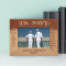 The Navy Has Both A Tradition And A Future Personalized Wooden Frame-6" x 4" Brown Horizontal