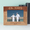 The Navy Has Both A Tradition And A Future Personalized Wooden Frame-7" x 5" Brown Horizontal
