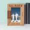 Our Ships Are Our Natural Bulwarks Personalized Wooden Frame 4" x 6" Brown (Vertical)