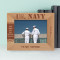 Our Ships Are Our Natural Bulwarks Personalized Wooden Frame-7" x 5" Brown Horizontal