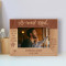 Fathers Are The First Friend You Make And The Last Love Of Your Life Personalized Wooden Frame-6" x 4" Brown Horizontal
