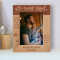 Fathers Are The First Friend You Make And The Last Love Of Your Life Personalized Wooden Frame 5" x 7" Brown (Vertical)