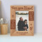 Fathers Are Patient, Kind & Loving Personalized Wooden Frame 4" x 6" Brown (Vertical)