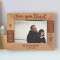 Fathers Are Patient, Kind & Loving Personalized Wooden Frame-7" x 5" Brown Horizontal