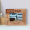 Super Dad Personalized Wooden Frame-5" x 3 1/2" Brown Horizontal