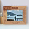 Super Dad Personalized Wooden Frame-7" x 5" Brown Horizontal