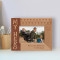 My Hero Personalized Wooden Frame-5" x 3 1/2" Brown Horizontal