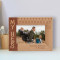 My Hero Personalized Wooden Frame-6" x 4" Brown Horizontal