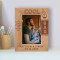 A Father's Love Is Eternal And Without End Personalized Wooden Frame 4" x 6" Brown (Vertical)