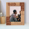 You Are My Inspiration Personalized Wooden Frame 5" x 7" Brown (Vertical)
