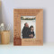 The Greatest Storms In A Child's Heart Are Calmed By The Loving Waves In The Sea Of A Father's Love Personalized Wooden Frame 3 1/2" x 5" Brown (Vertical)