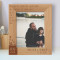 The Greatest Storms In A Child's Heart Are Calmed By The Loving Waves In The Sea Of A Father's Love Personalized Wooden Frame 8" x 10" Brown (Vertical)