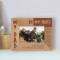 My Dad Is My Hero Personalized Wooden Frame-5" x 3 1/2" Brown Horizontal