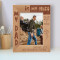 My Dad Is My Hero Personalized Wooden Frame 5" x 7" Brown (Vertical)