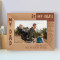 My Dad Is My Hero Personalized Wooden Frame-7" x 5" Brown Horizontal