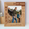 My Dad Is My Hero Personalized Wooden Frame 8" x 10" Brown (Vertical)