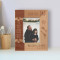 Greatest Dad Personalized Wooden Frame 3 1/2" x 5" Brown (Vertical)