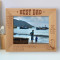 If I Grow Up To Be Half The Person You Are Dad Personalized Wooden Frame-10" x 8" Brown Horizontal