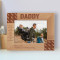 What My Dad Has Taught Me Cannot Be Learned In School Personalized Wooden Frame-7" x 5" Brown Horizontal