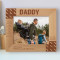 What My Dad Has Taught Me Cannot Be Learned In School Personalized Wooden Frame-10" x 8" Brown Horizontal