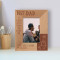  A Father's Love Is Enternal And Without End Personalized Wooden Frame 3 1/2" x 5" Brown (Vertical)