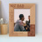  A Father's Love Is Enternal And Without End Personalized Wooden Frame 5" x 7" Brown (Vertical)
