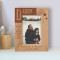 You Are The Bravest Person I Have Ever Met Personalized Wooden Frame 4" x 6" Brown (Vertical)