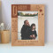 You Are The Bravest Person I Have Ever Met Personalized Wooden Frame 5" x 7" Brown (Vertical)