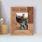 Best Dad Personalized Wooden Frame 3 1/2" x 5" Brown (Vertical)